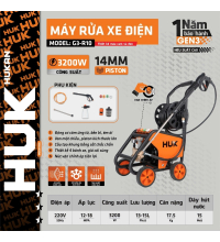 Máy xịt rửa xe có chỉnh áp (GEN2) Hukan G3-R10