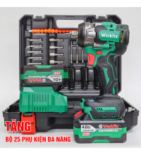 MÁY SIẾT BULONG PIN LỰC 470N KÈM 26 MÓN PHỤ KIỆN