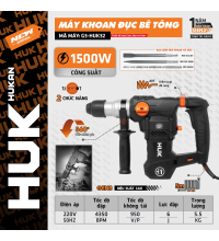 MÁY KHOAN ĐỤC BÊ TÔNG ĐIỆN G3-HUK32 HUKAN