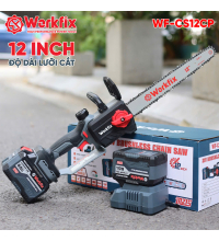 MÁY CƯA XÍCH PIN 12 INCH - BƠM NHỚT TỰ ĐỘNG - CÓ GẠT AN TOÀN